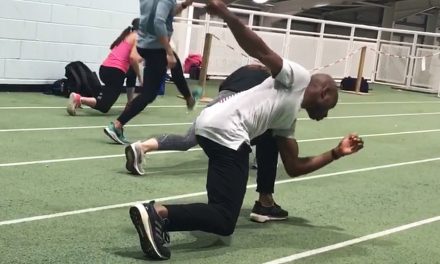 Exercise focus – elbow to ankle lunge