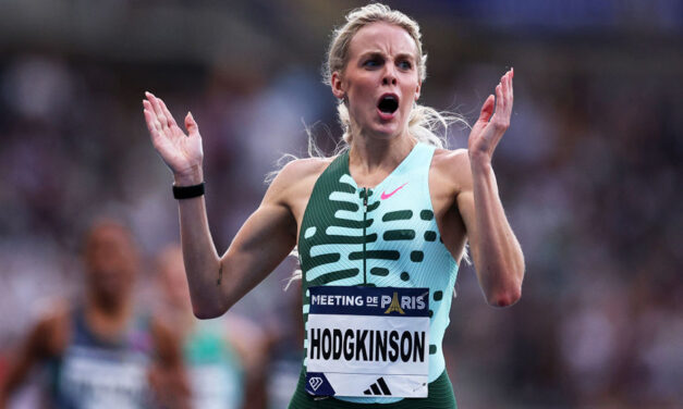 Keely Hodgkinson in record-breaking form in Paris