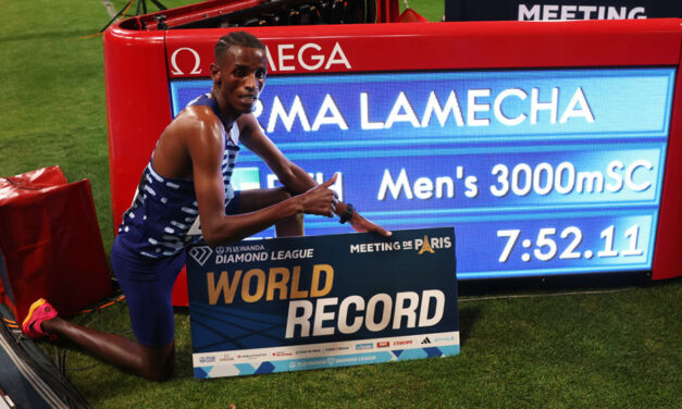 World steeplechase record falls to Lamecha Girma